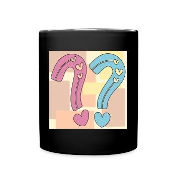Fête de naissance - Fille Garçon - Grossesse - Mug uni - noir - Devant