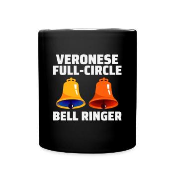 Veronese Full-Circle Bell Ringer Ringing Hobby - Full Colour Mug - black - Front