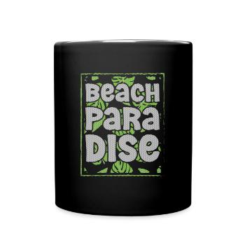 Vacances Sun Island Sable - Mug uni - noir - Devant