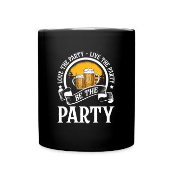 Party Geburtstag Trinken Mädelsabend - Tasse einfarbig - Schwarz - Vorne