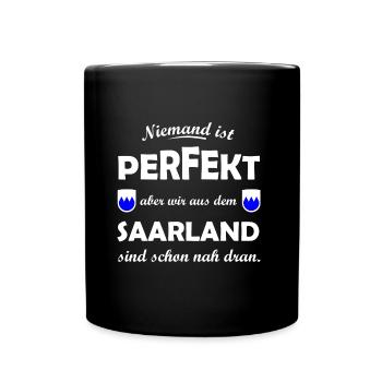 Saarländer - Tasse einfarbig - Schwarz - Vorne