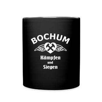 Die Bochumer aus dem Pott - Tasse einfarbig - Schwarz - Vorne