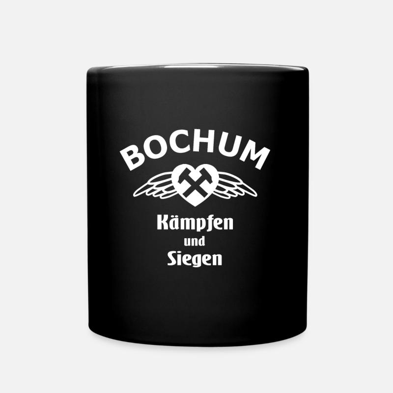 Die Bochumer aus dem Pott - Tasse einfarbig - Schwarz