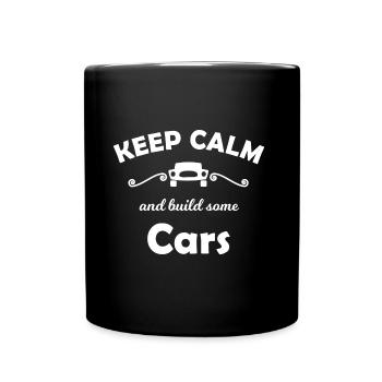 Die Autobauer - Tasse einfarbig - Schwarz - Vorne