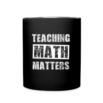 Die Mathematiker - Tasse einfarbig - Schwarz - Vorne
