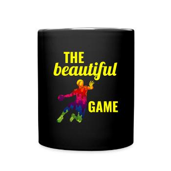 Handballspieler Sport Team Handballer - Tasse einfarbig - Schwarz - Vorne