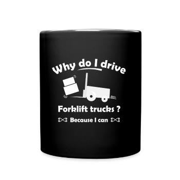 Logistics Driver - Full Colour Mug - black - Front