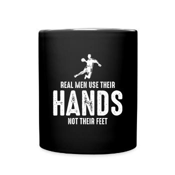 Handball Joueur Sport Équipe Handballeur - Mug uni - noir - Devant