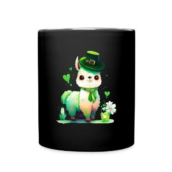 St Paddy's St Patricksday St Patrick Day - Full Colour Mug - black - Front