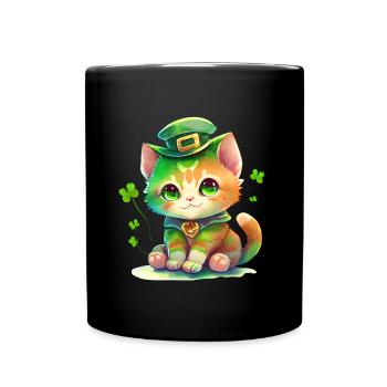 St Paddy's St Patricksday St Patrick Day - Full Colour Mug - black - Front