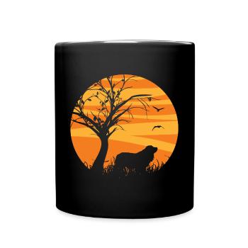 Sussex Spaniel Dogs Sunrise - Mug uni - noir - Devant