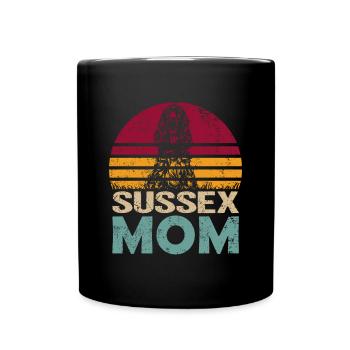 Sussex Spaniel Maman Mama Mistress Dog Mama pour elle - Mug uni - noir - Devant