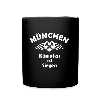 Die Fans aus dem Süden - Tasse einfarbig - Schwarz - Vorne