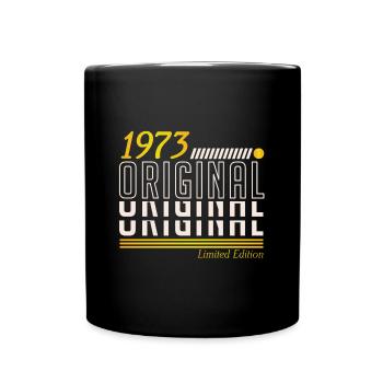 50. Geburtstag 1973 Limited Edition Geschenk - Tasse einfarbig - Schwarz - Vorne