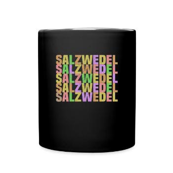 salzwedel - Tasse einfarbig - Schwarz - Vorne
