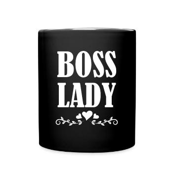 Boss Queen Gift Femmes Filles Dame - Mug uni - noir - Devant