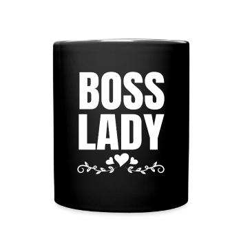 Boss Queen Gift Femmes Filles Dame - Mug uni - noir - Devant