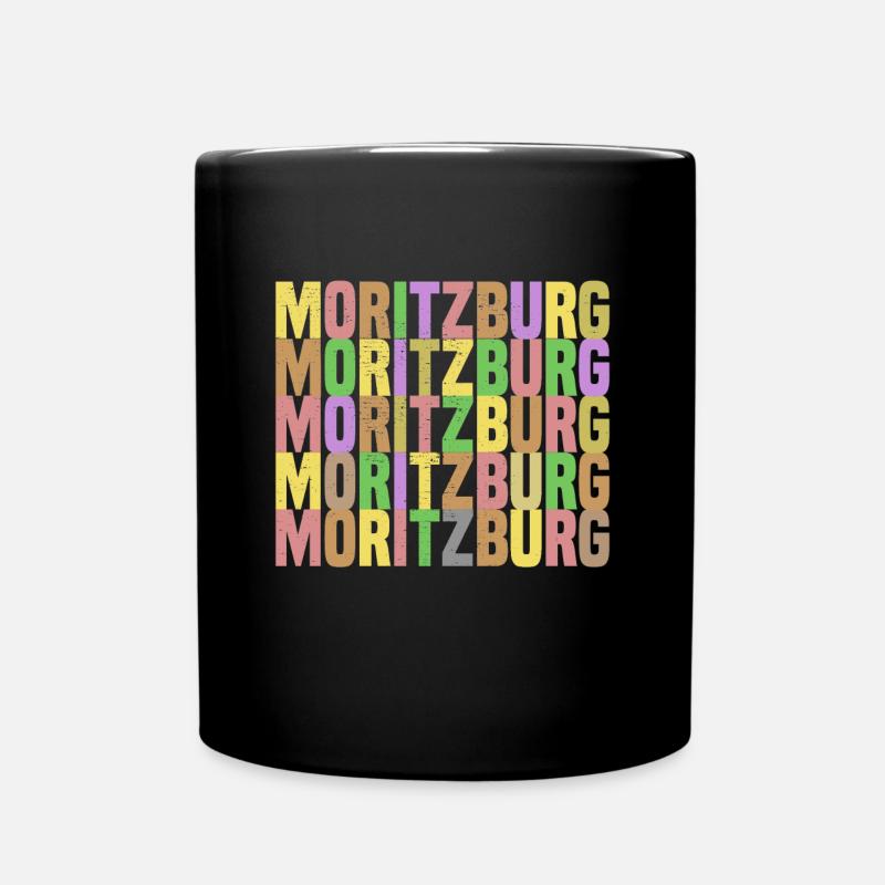 Schloss Moritzburg bund - Tasse einfarbig - Schwarz