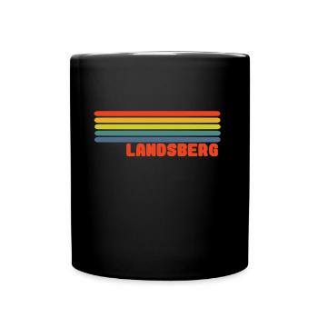 Landsberg - Tasse einfarbig - Schwarz - Vorne