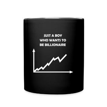 Share prices - Full Colour Mug - black - Front