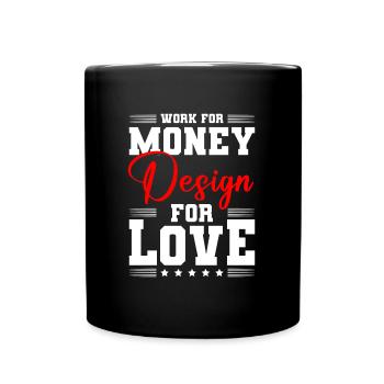 Designer Profession Artist - Full Colour Mug - black - Front