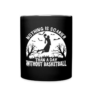 Funny basketball player saying - Full Colour Mug - black - Front