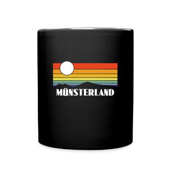 Münsterland - Tasse einfarbig - Schwarz - Vorne