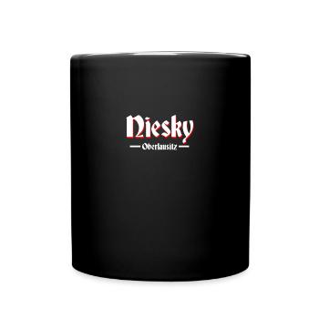 Niesky - Tasse einfarbig - Schwarz - Vorne