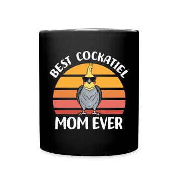 Cockatiel Gift Idea | Pets Bird Birds - Full Colour Mug - black - Front