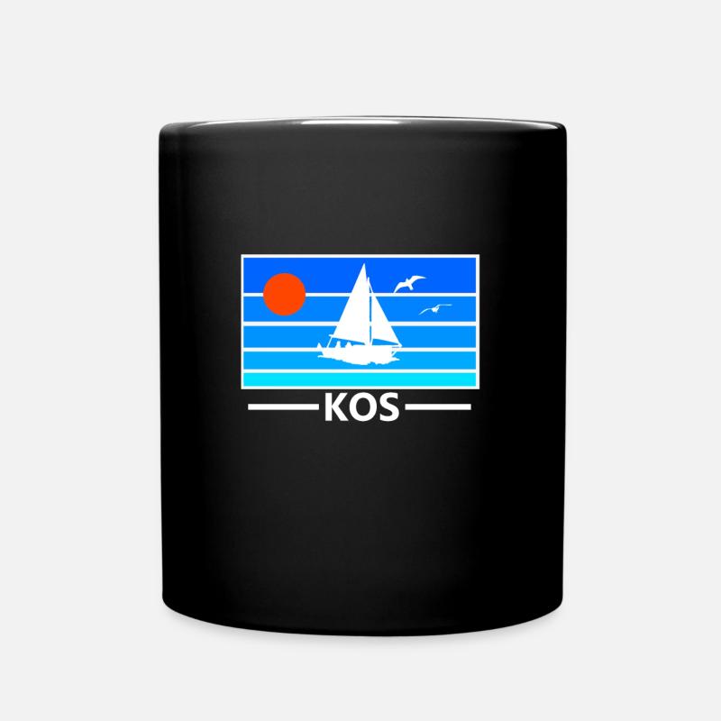 Griechenland Insel Kos - Tasse einfarbig - Schwarz