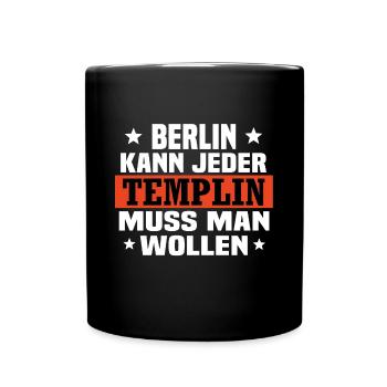Templin - Tasse einfarbig - Schwarz - Vorne