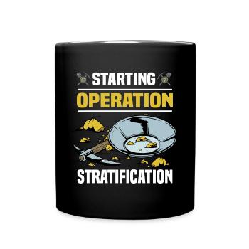 Mineurs d’or - Mug uni - noir - Devant