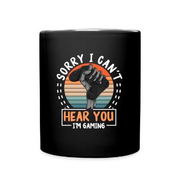 E-Sports Online Computer Game Game - Full Colour Mug - black - Front