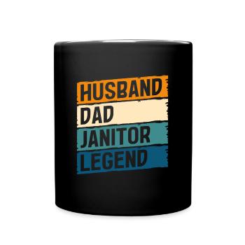 Caretaker garbage - Full Colour Mug - black - Front