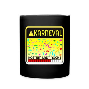 KARNEVALSKOSTÜME LUSTIG - COMPUTER - Tasse einfarbig - Schwarz - Vorne