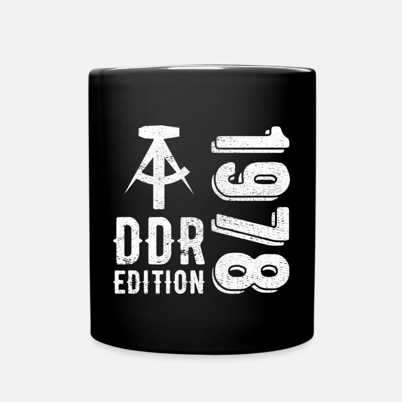 DDR 1978 Edition Geschenk - Tasse einfarbig - Schwarz