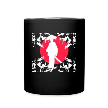 Pop Culture Manga Anime Cartoon Cosplay Japan - Full Colour Mug - black - Front