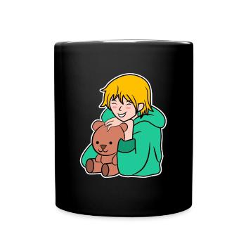 Manga Anime Pop Culture Cartoon Cosplay Japan - Full Colour Mug - black - Front