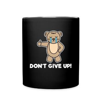 Zeichentrick Statement Comic Anime Manga Geek - Tasse einfarbig - Schwarz - Vorne