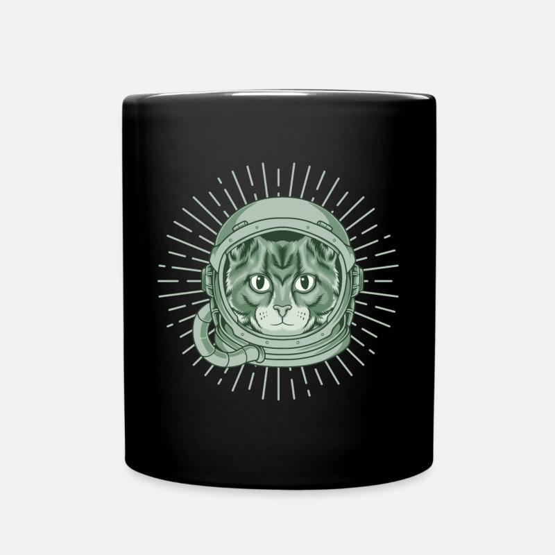 KATZE Astronaut Helm - Tasse einfarbig - Schwarz
