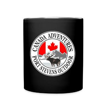 Canada - Moose - Kanada - Elch - Tasse einfarbig - Schwarz - Vorne