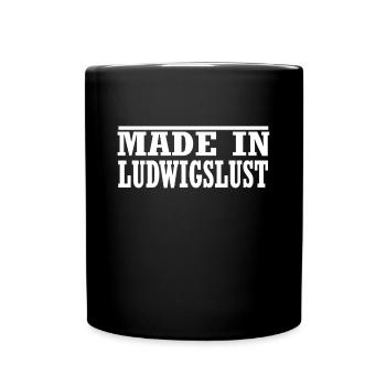 Ludwigslust - Tasse einfarbig - Schwarz - Vorne
