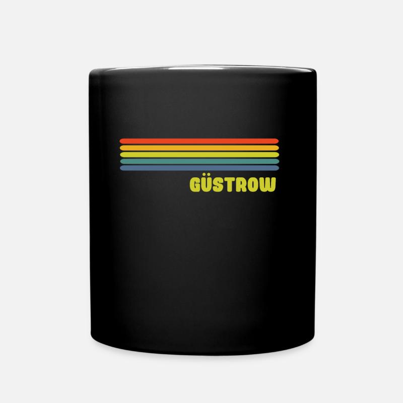 Güstrow - Tasse einfarbig - Schwarz