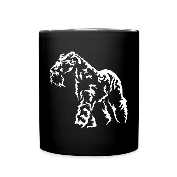 Kerry Blue Terrier « Édition Noire » - Mug uni - noir - Devant