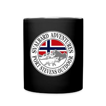 Svalbard - Polar bear - Spitzbergen - Eisbär - Tasse einfarbig - Schwarz - Vorne