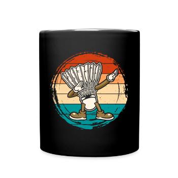 Badminton Dab Dabbing - Mug uni - noir - Devant