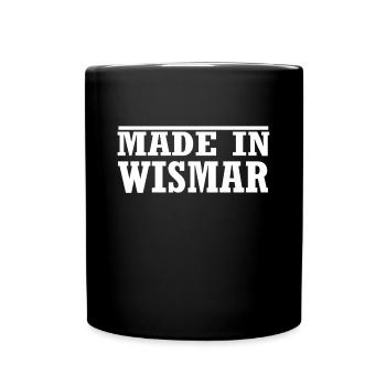 Wismar - Tasse einfarbig - Schwarz - Vorne