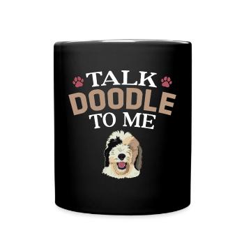 Sheepadoodle Doodle Dog - Mug uni - noir - Devant