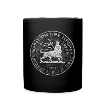 Lion de Juda Jah Rastafari Rasta Racines Rasta - Mug uni - noir - Devant