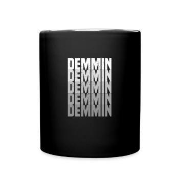 Demmin - Tasse einfarbig - Schwarz - Vorne